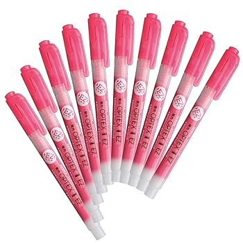 Amazon.co.jp: ゼブラ 蛍光ペン オプテックス1 EZ ピンク 10本 B